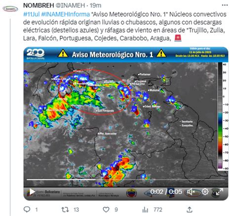 Pron Stico Del Inameh Hoy De Julio Revisa El Reporte De Las