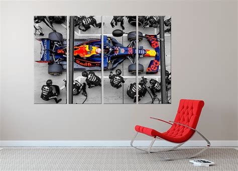 Formula 1 Canvas Wall Art Racing Print Man Cave Decor F1 - Etsy