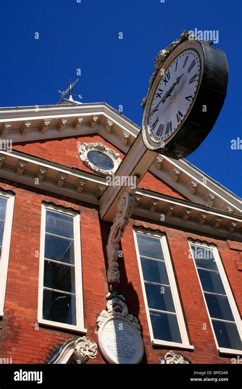 The Old Corn Exchange With Its Clock In The High Street Rochester