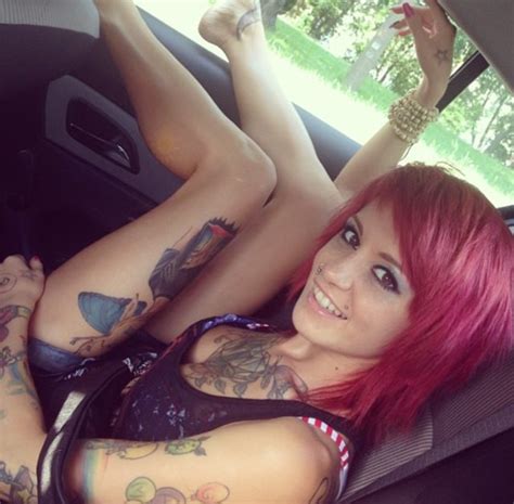 Tattoed Neon Haired Hottie Porn Photo Eporner