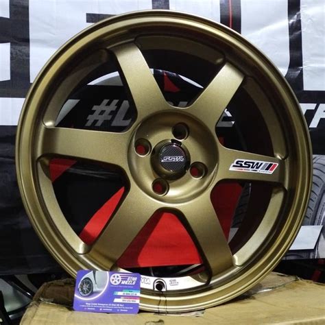 Jual Velg Mobil SSW S202 TE37 R17 X 7 Pcd 4x100 Et 38 Shopee Indonesia