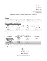 OCHEM LAB 6 Nati Gutierrez Docx Nati Gutierrez Vishal Sandilya June