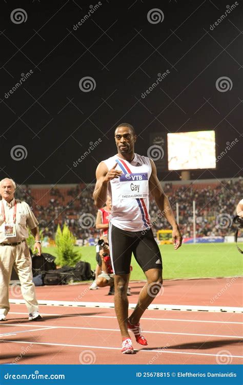 Tyson Gay Mens M World Athletics Final Editorial Image Image Of Gold Olympics