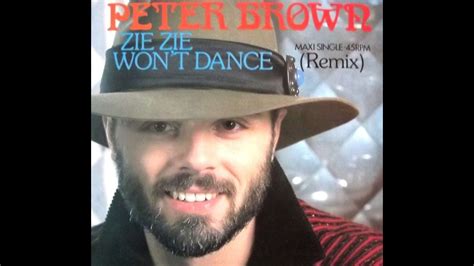 Peter Brown Zie Zie Won T Dance 1984 Funk Gapul Post Disco Italo