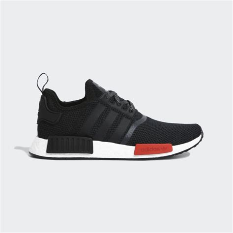 Adidas NMD R1 Footlocker Europe Exclusive Black White Red AQ4498