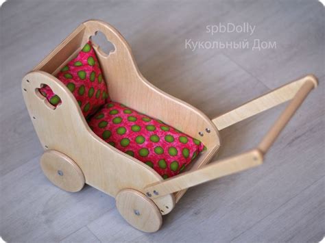 Натура коляска (миди) - деревянная колясочка для кукол в интернет ...
