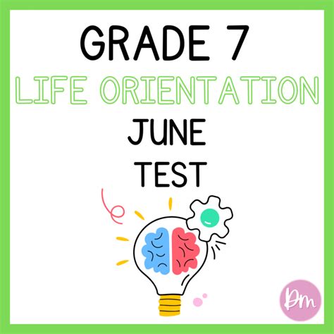 Grade Life Orientation June Test Teacha