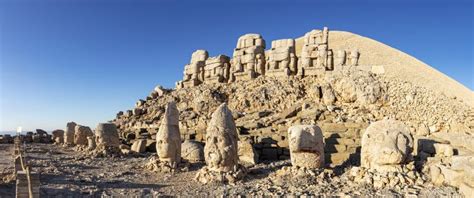 Mount Nemrut in Turkey. stock photo. Image of monument - 161363788