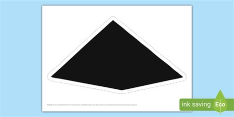 Pyramid Silhouette Cut-Out (Teacher-Made) - Twinkl