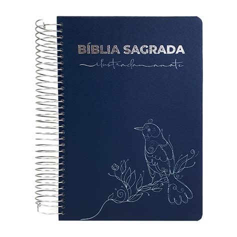 Bíblia Sagrada NVT Anote Ilustrada Espiral Capa Ninho