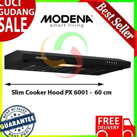 Jual Exhaust Cooker Hood Slim Modena PX 6001 60 Cm Shopee Indonesia