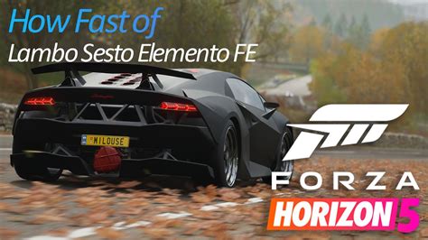 Lamborghini Sesto Elemento Fe The Best Car In Forza Horizon Ep