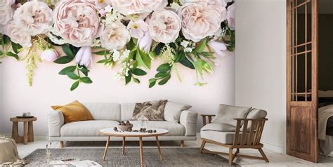 Brude Floral Lysekrone Tapet Wallsauce Dk