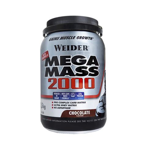 Weider Mega Mass 2000 Chocolate 1 500g DocMorris PT