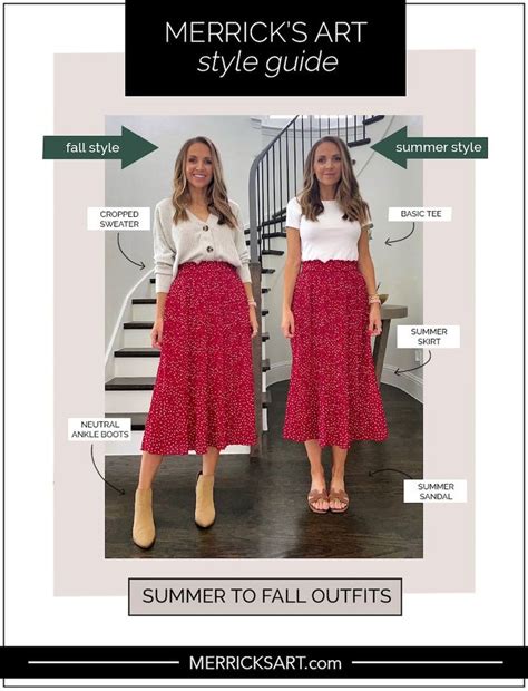 Ways To Transition An Outfit From Summer To Fall Merrick S Art