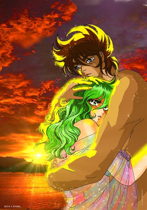 Beyond The Sunset Seiya X Shaina By Yanan E Gemma Saint Seiya Seiya