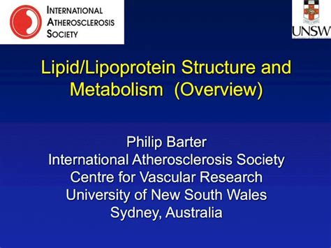 (PDF) Lipid/Lipoprotein Structure and Metabolism (Overview)€¦ · Lipid ...