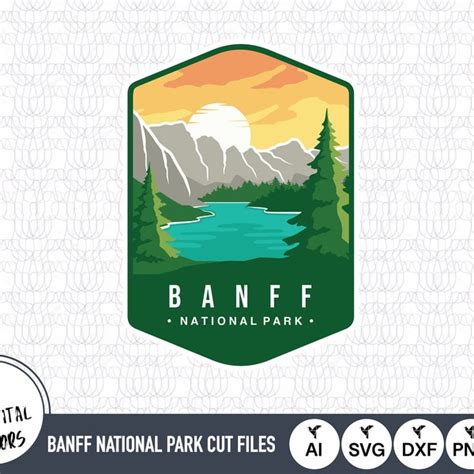 Banff National Park Svg Etsy México