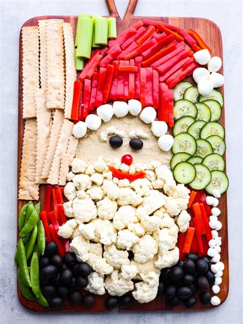 Santa Veggie Tray The Recipe Critic