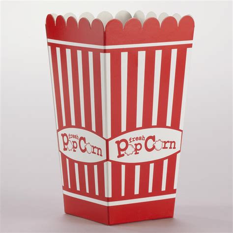 Small Popcorn Boxes Set Of 12 World Market Popcorn Box Popcorn