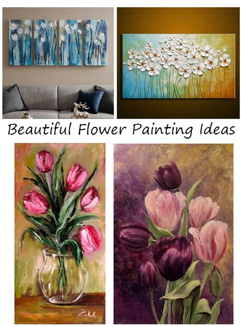 Acrylic Easy Flower Painting Ideas