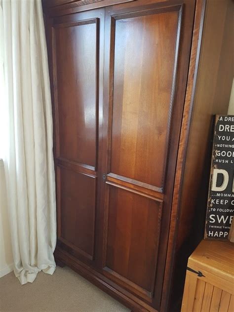 Lovely Dark Wood Wardrobe Very Good Condition In Perth Perth And