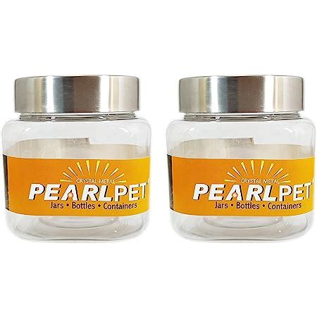 Buy Pearlpet Crystal SquarePET Jar 1Kg Online At Low Prices In India