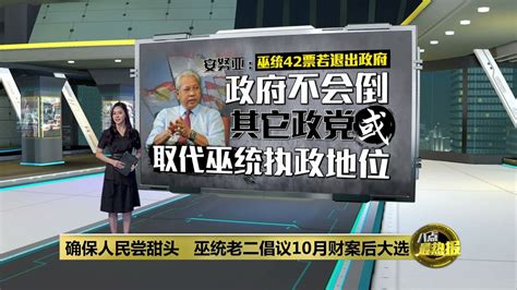 仅巫统5巨头有权谈何时大选 安努亚揶揄卜艾是小角色 八点最热报 14 06 2022 Youtube