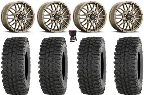 Itp Hurricane Wheels Bronze Bdc Tires Polaris Rzr Turbo R Pro