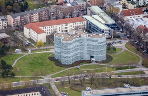 Cottbus Von Oben Universit Tsbibliothek Im Ikmz Auf Dem Campus Der