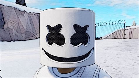 Masked Skins Face Reveal Marshmello Skin Fortnite Battle Royale