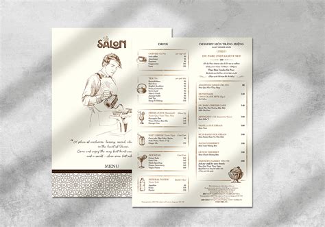 Cafe menu on Behance