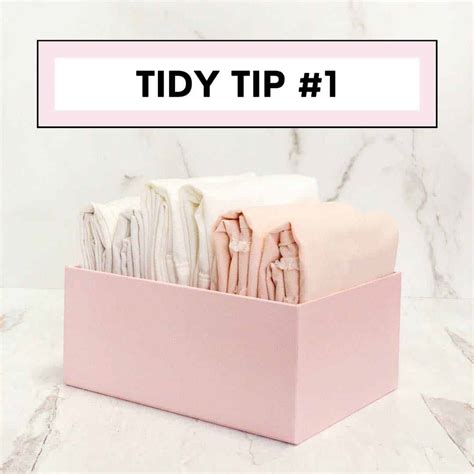 20 Tidy Tips Summary of Organizing Tips - Tidy with SPARK