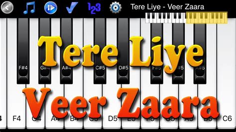 Tere Liye - Veer Zaara - How to Play Piano Melody - YouTube