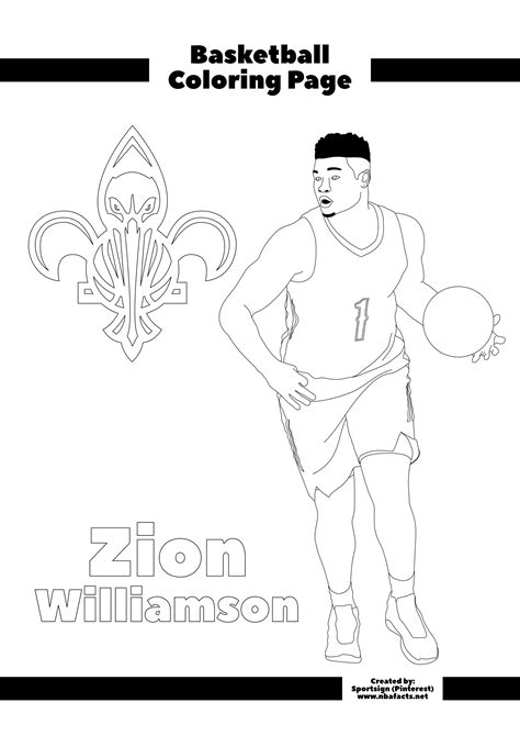 Pin On Free Nba Coloring Pages