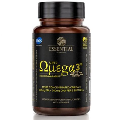 Super Omega Tg Caps Mg Essential Nutrition Mega