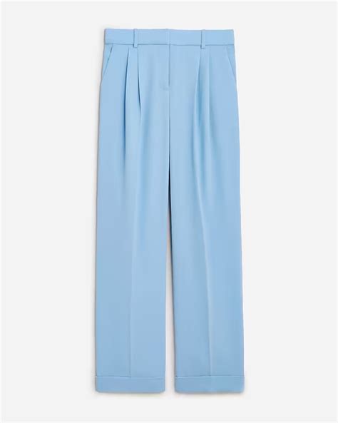 J Crew Wide Leg Essential Pant In City Crepe