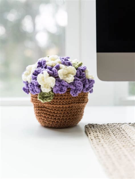 Crochet Flower Pot Sewrella