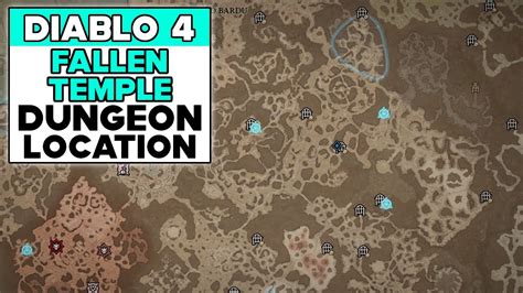 DIABLO 4 FALLEN TEMPLE DUNGEON LOCATION YouTube