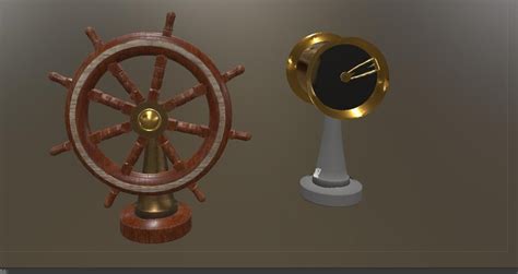 Thomas Lanphear Titanic Wheel And Telegraph