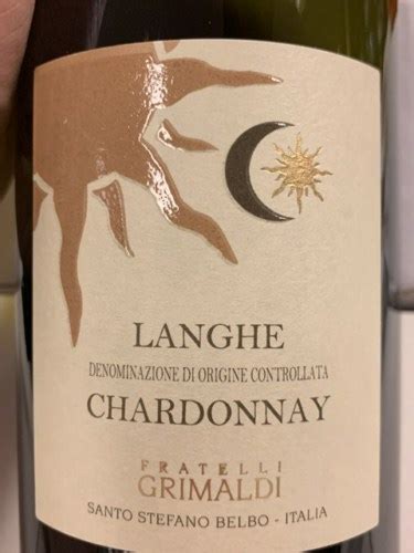 Sergio Grimaldi Langhe Chardonnay Vivino US