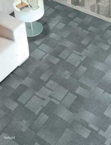 Water And Slip Resistant Extra Soft Printed Interior Carpet Tiles For