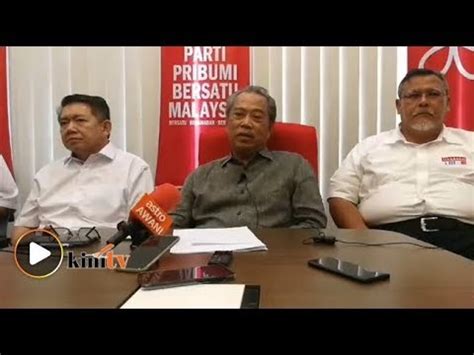 Live Sidang Media Muhyiddin Di Pagoh Youtube