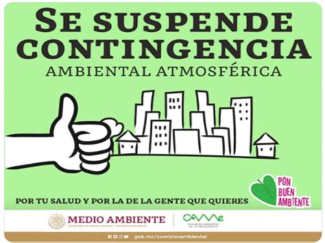 Se Suspende La Fase I De Contingencia Ambiental De Noviembre De