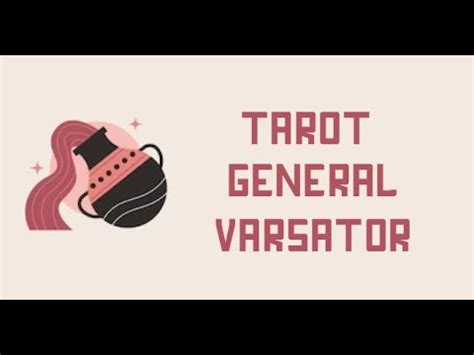 Etalare Generala Tarot Februarie Zodia Varsator