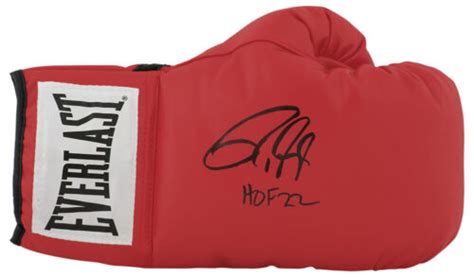 Roy Jones Jr Signed Everlast Red Boxing Glove W HOF 22 SCHWARTZ