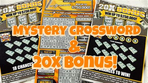 Mystery Crossword X Scratchers Youtube