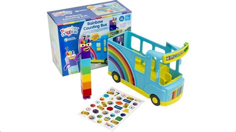 Numberblocks Unboxing Numberblock Rainbow Counting Bus Satisfying