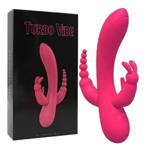 Vibrador triple estimulación anal vaginal clitoris