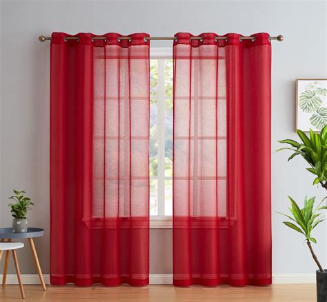 Sheer Grommet Curtain Panels